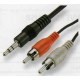 Cabo udio estreo 3,5 mm M / RCA M 2x 1,5 metros WI10054ML