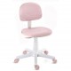 Cadeira Giratria Kids Color - Courino rosa beb