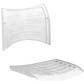 Cadeiras ISO assento encosto polipropileno injetado branco transl�cido CPCJ119U26