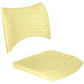 Cadeiras ISO assento encosto polipropileno injetado creme CPCJ119U22
